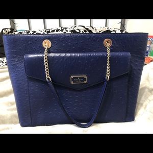 Kate Spade “La Vita” Ostrich Tote Bag